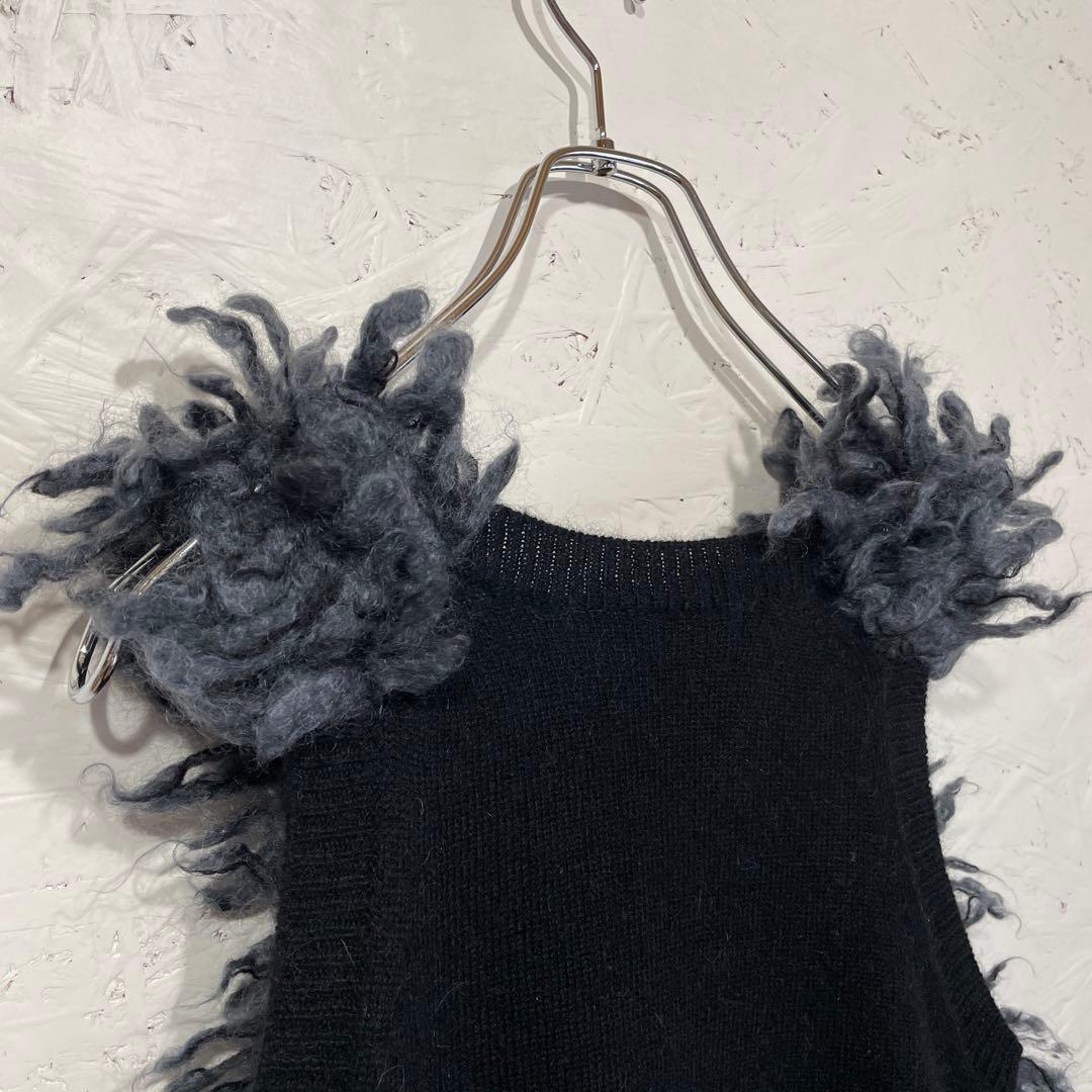 モヘヤ　アルパカ【JUNYA WATANABE】ニットベスト　ニットキャミ　S