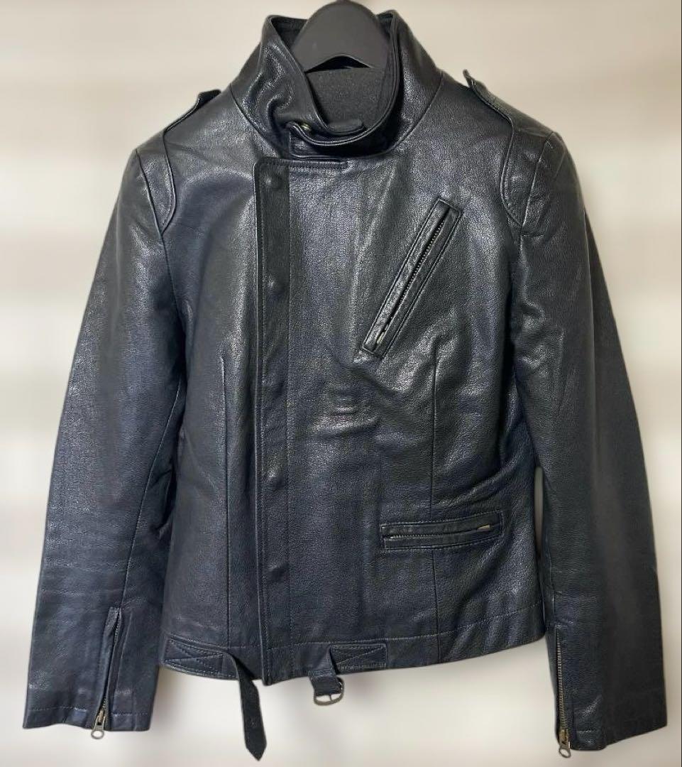 12/19お値下《美品》ハウト　シングルレザーライダース（ノーカラー）