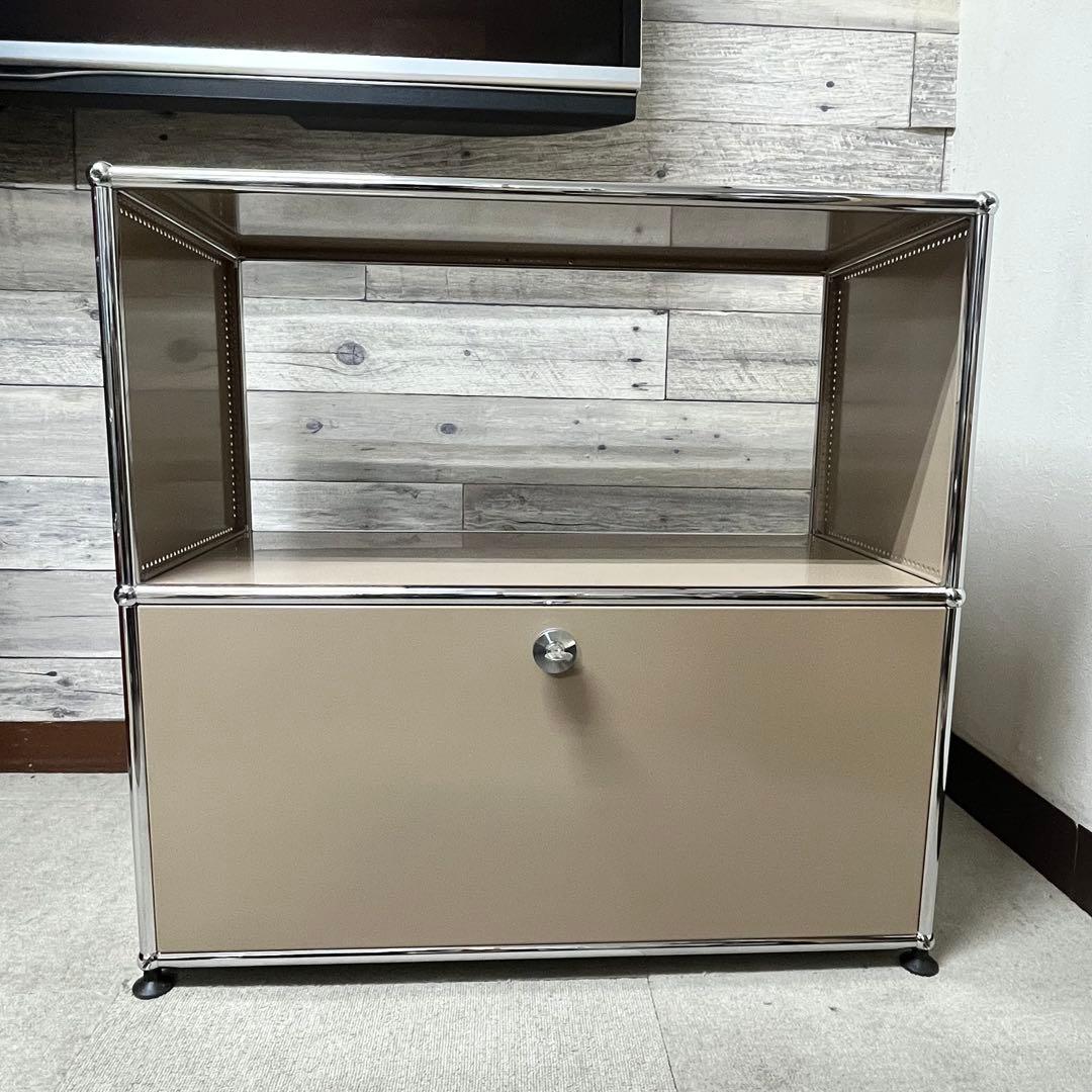 ★ys★USMハラー １列２段 鍵付キャビOP/DD 色：ベージュ