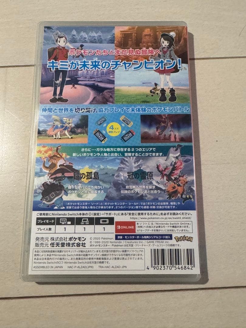 ポケットモンスター ソード エキスパンションパス　ケース　ポケモン