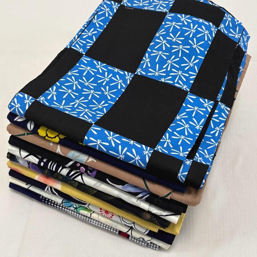 ゆりのはな　浴衣　女物　１０点　まとめ売り　未使用品～少々汚れ有り　綿　F605