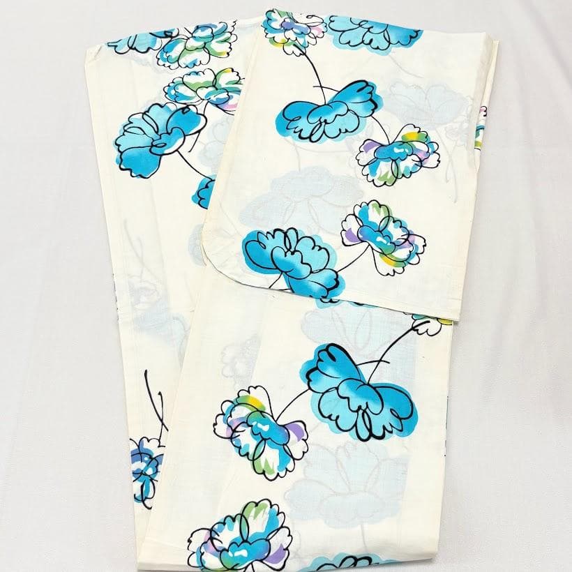 ゆりのはな　浴衣　女物　１０点　まとめ売り　未使用品～少々汚れ有り　綿　F605