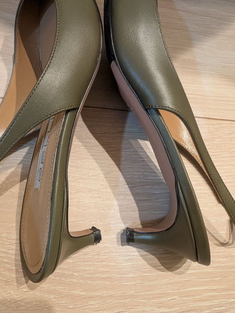 PELLICO ペリーコ BACKSTRAP MULE 35 カーキ