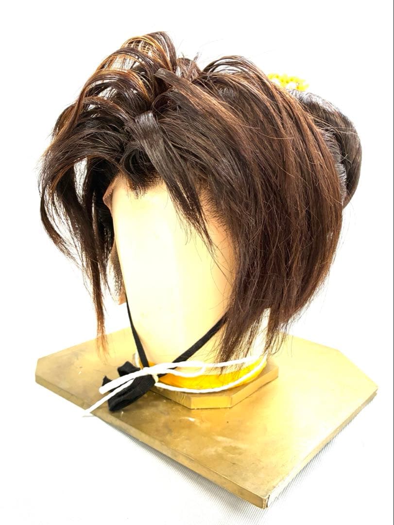 創作夜会巻き、大サイズ、中古大衆演劇かつら、舞踊かつら、日本髪かつら、