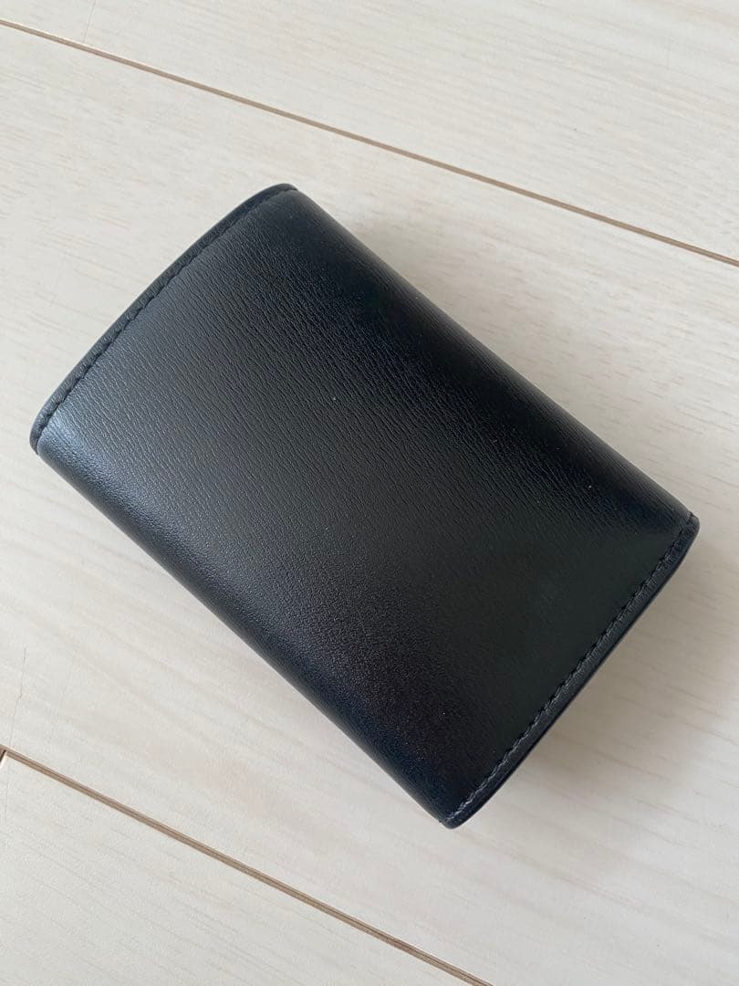 SAINT LAURENT ブラックレザー キーケース