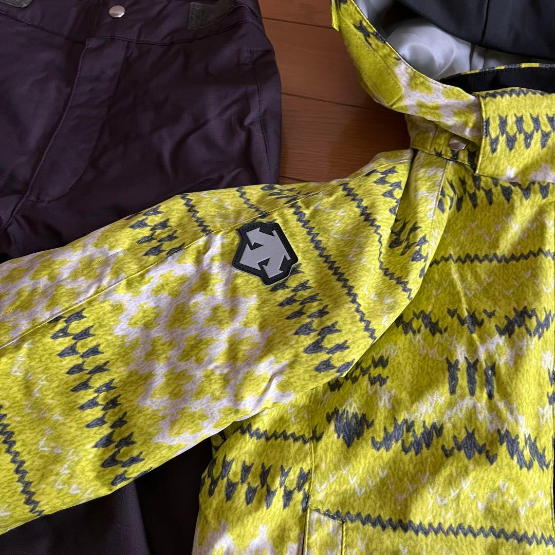 極美品【DESCENTE/デザント】子ども用スキーウェアセット　雪遊び　スノボ