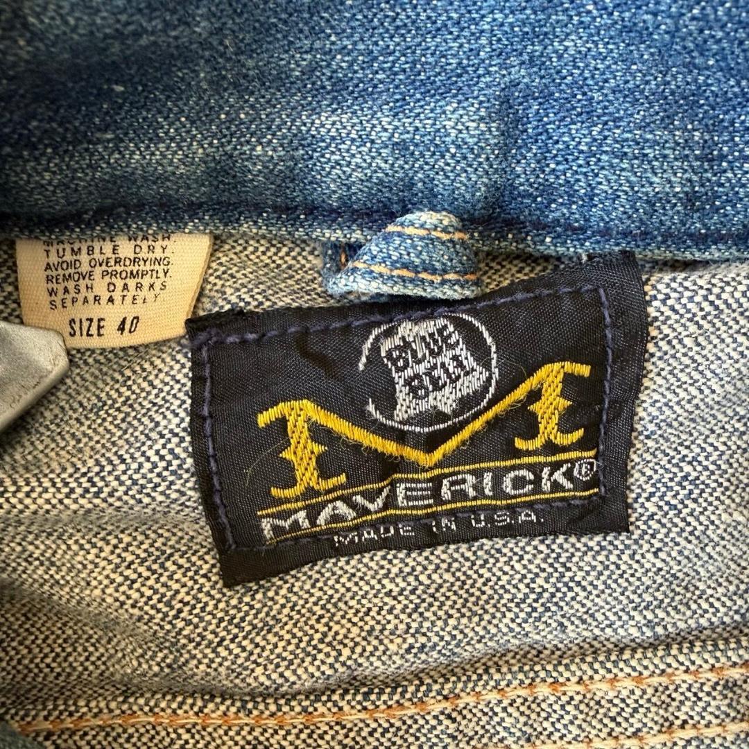 70s USA製 MAVERICK BLUE BELL デニムジャケット