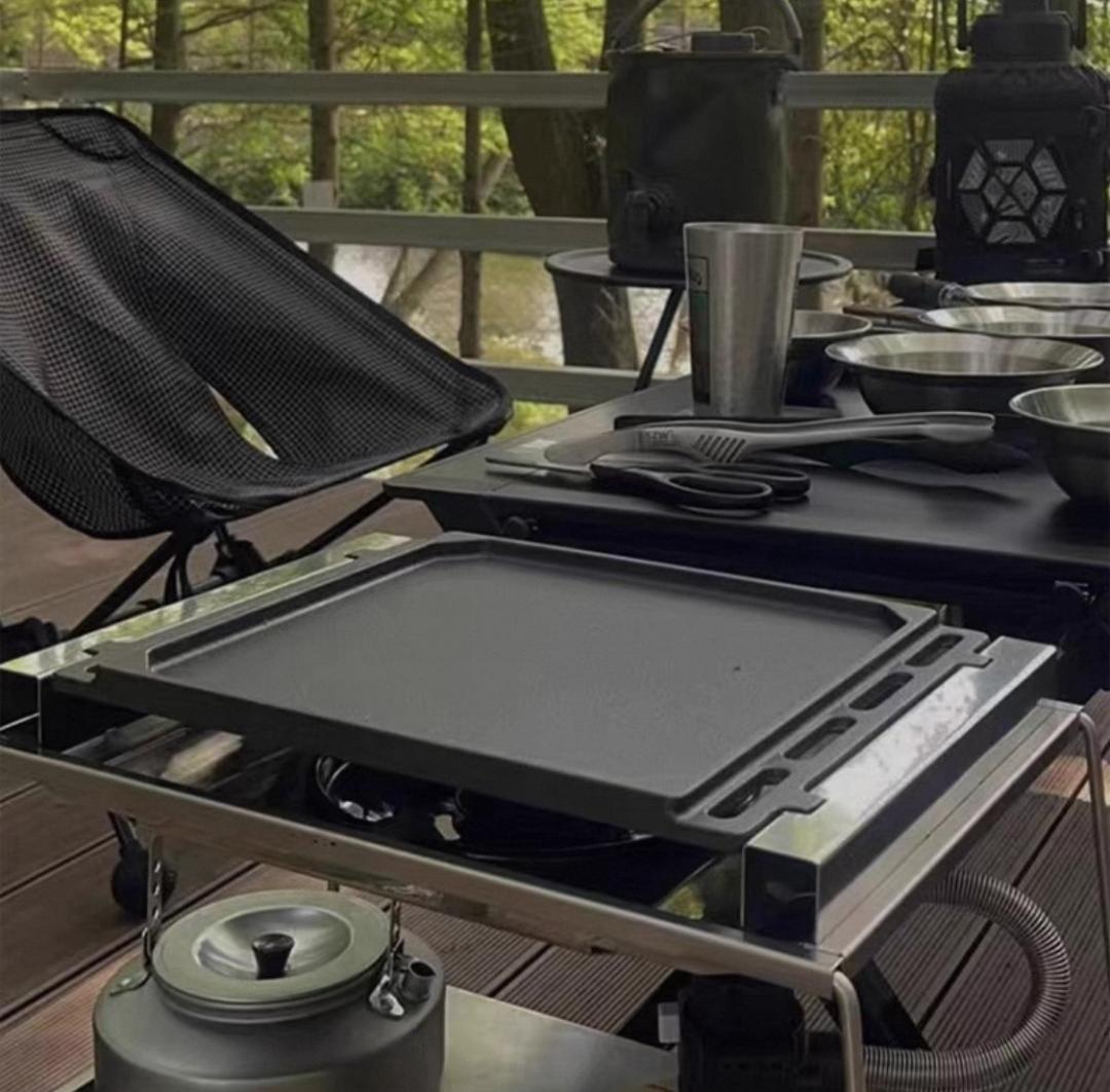 新品 スノーピーク フラットバーナー専用 本格グリル 鉄板