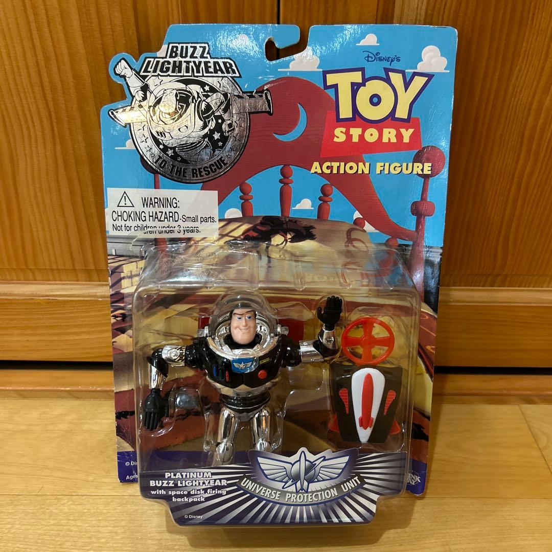（新品未使用）トイストーリーバズライトイヤーアクションフィギュア　プラチナ