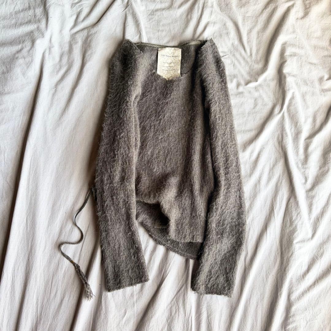 トップス 00s archive GOA Wool U Neck Knit y2k