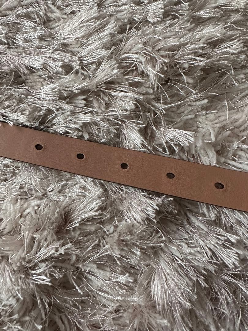 2022年銀座店購入　CDロゴピンクレザーベルト