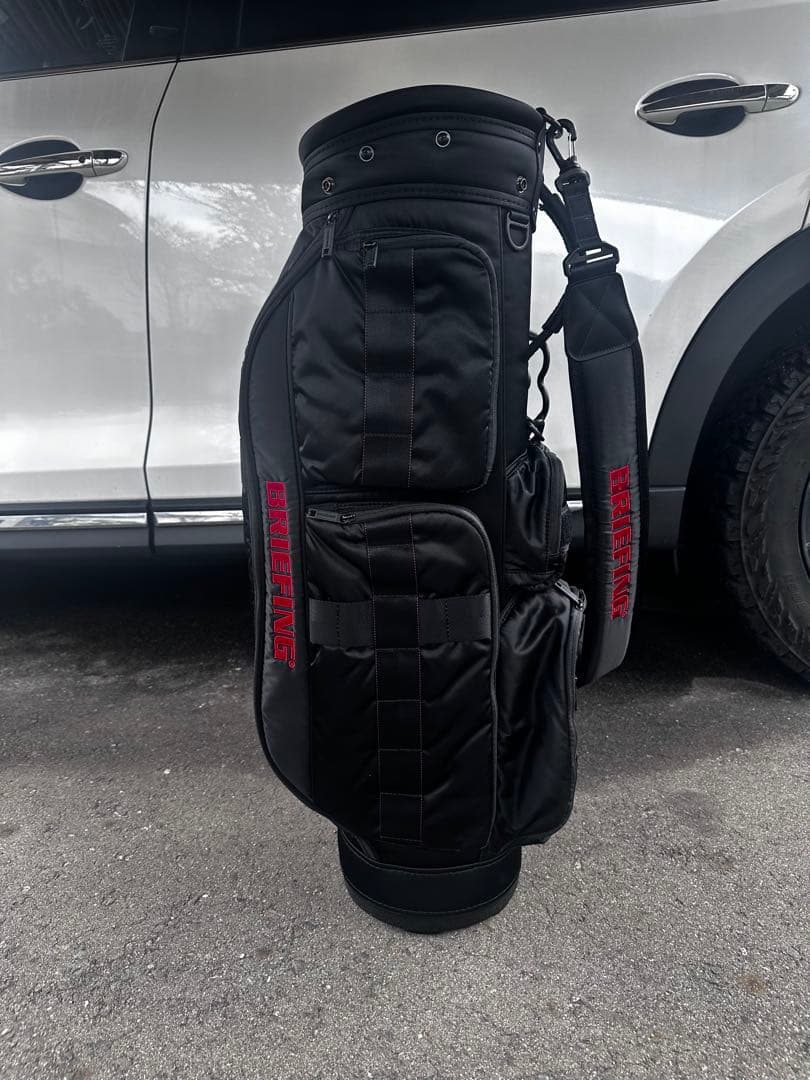 ラウンド未使用 BRIEFING キャディバッグ CR-6 ブラック