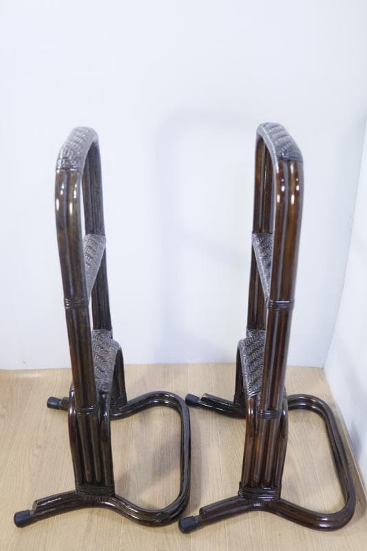 未使用◆ 籐立ち上がり取っ手 　二台セット