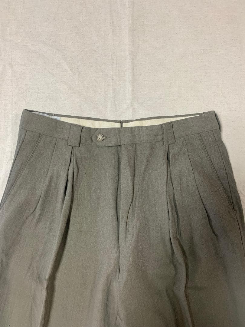 80s ジバンシー GIVENCHY 3タック スラックス 良サイズ