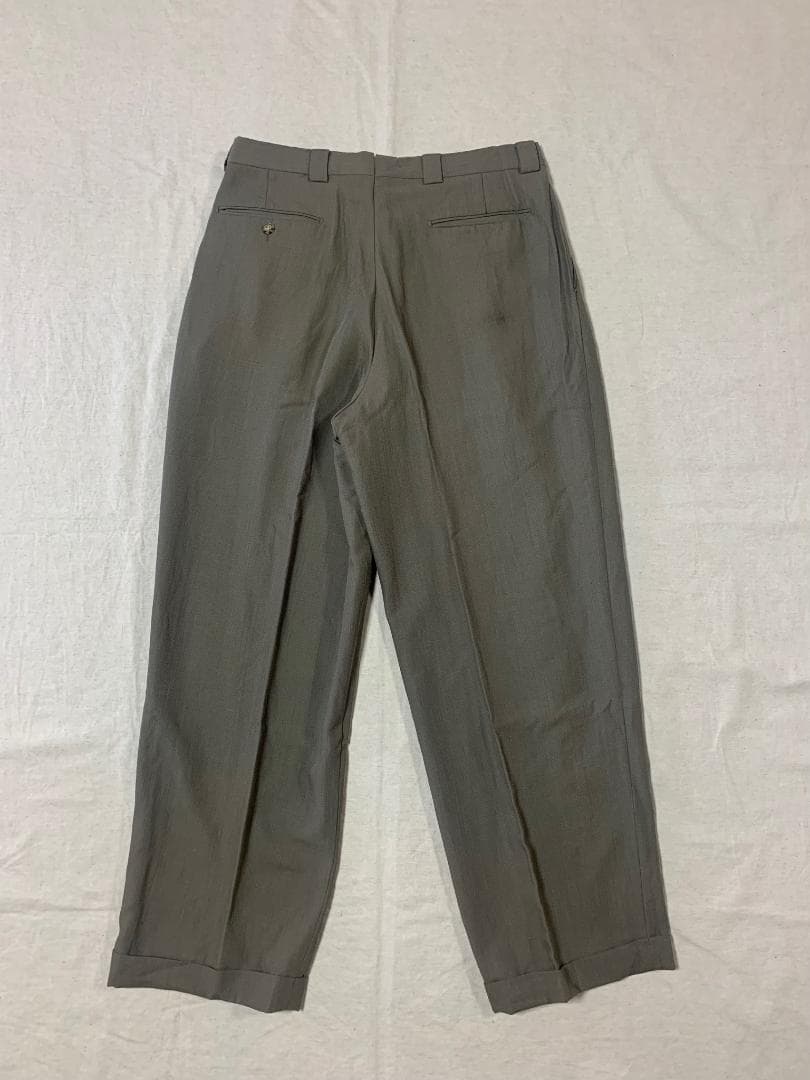 80s ジバンシー GIVENCHY 3タック スラックス 良サイズ