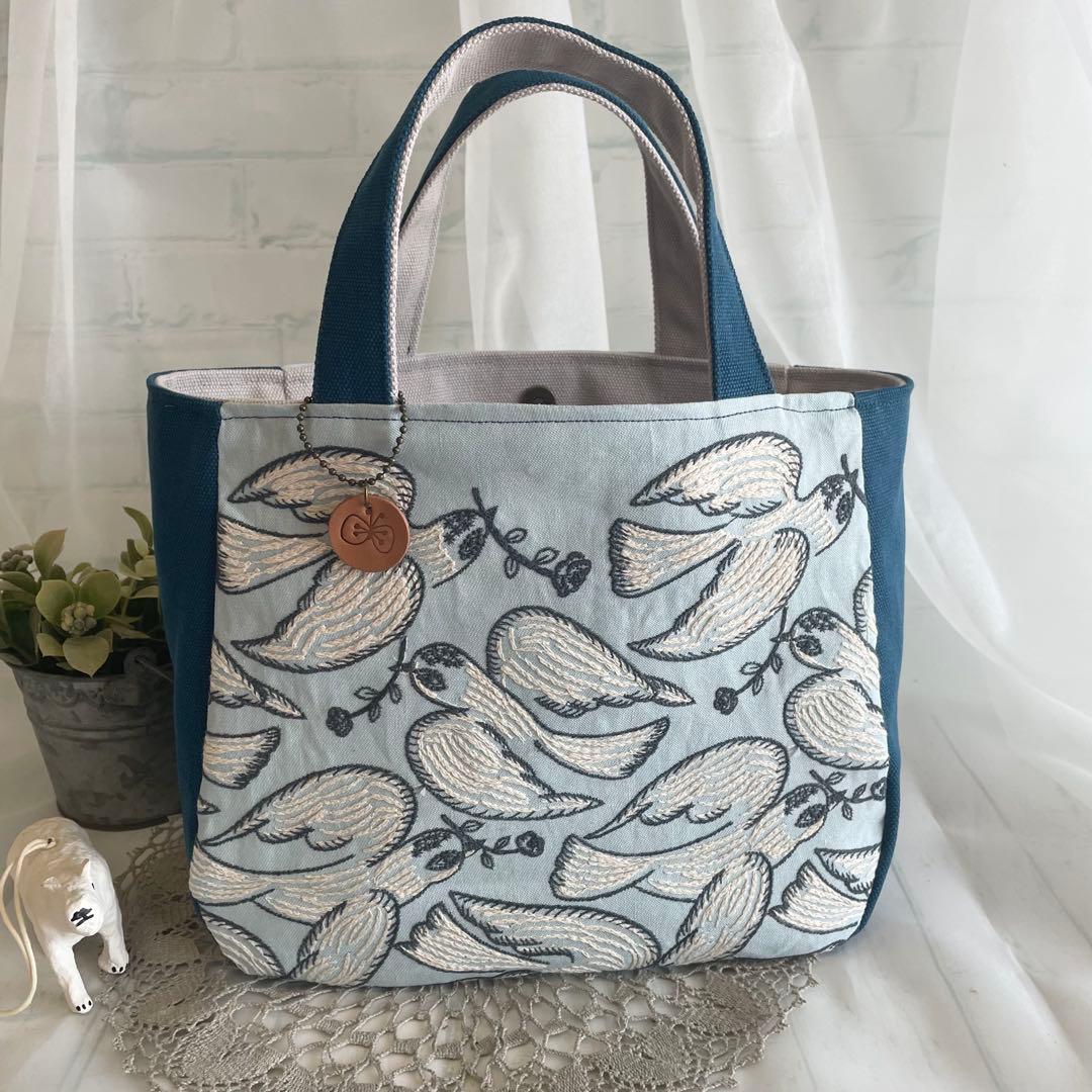 ハンドメイド　ラウンドトートバッグ ミナ following day 444