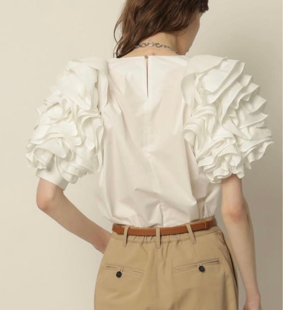 カデュネベージュ ワイドパンツ