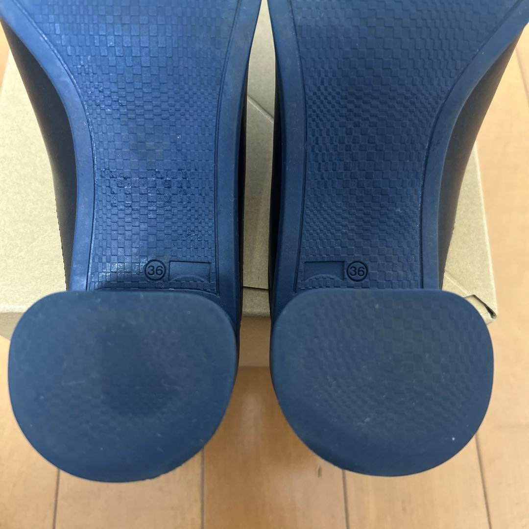 カンペール CAMPER ミュール　サンダル　黒　ネイビー　36 / 23cm