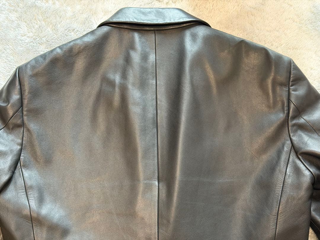 山p 様  カルバンクライン レザー テーラードジャケット