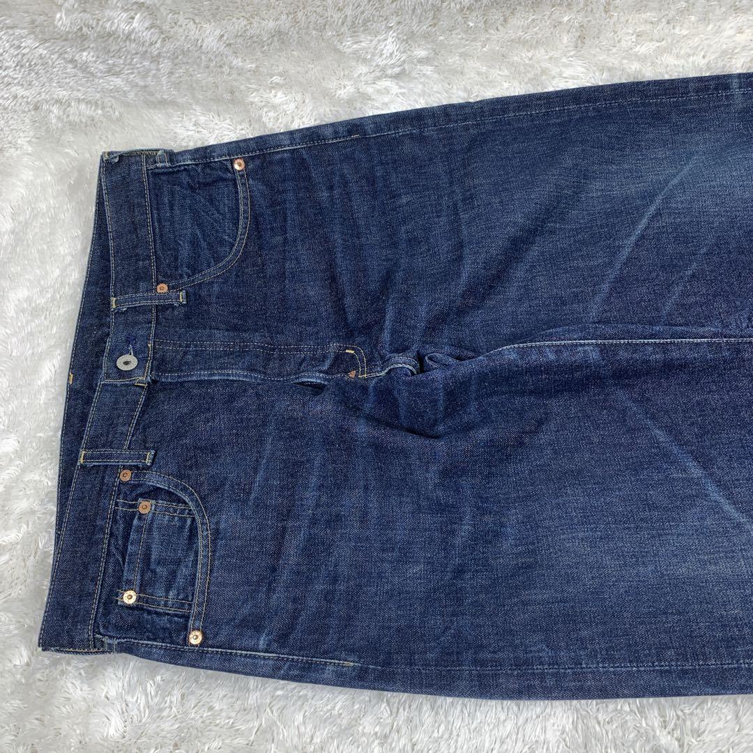 【美品】Levi's 702 ストレートW33 濃紺BIG E 赤耳セルビッチ