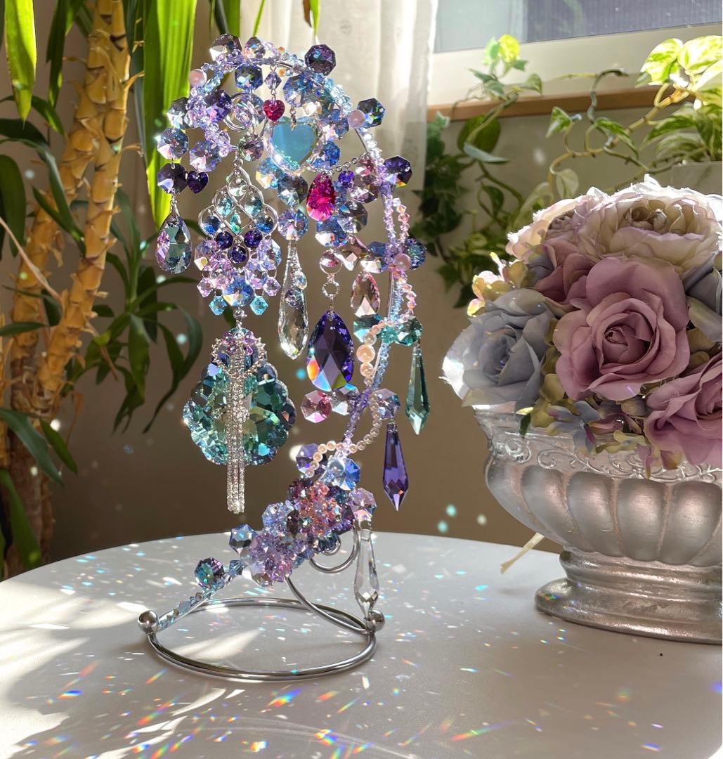 サンキャッチャー スワロフスキー アラベスクヴィトラルライト63mm