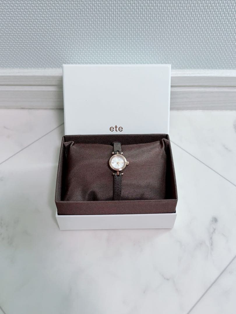 ete ダイヤモンド サークルフェイス ウォッチ