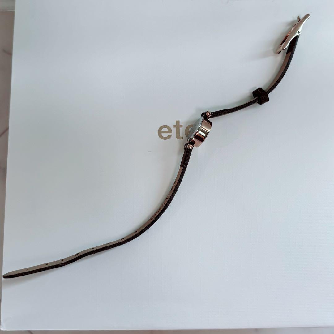 ete ダイヤモンド サークルフェイス ウォッチ
