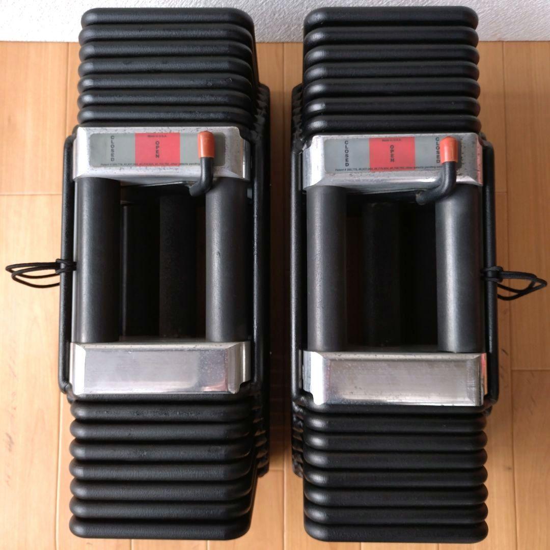 ①幻の初代 POWERBLOCK 43kg アルミ削り出しハンドル 計86kg