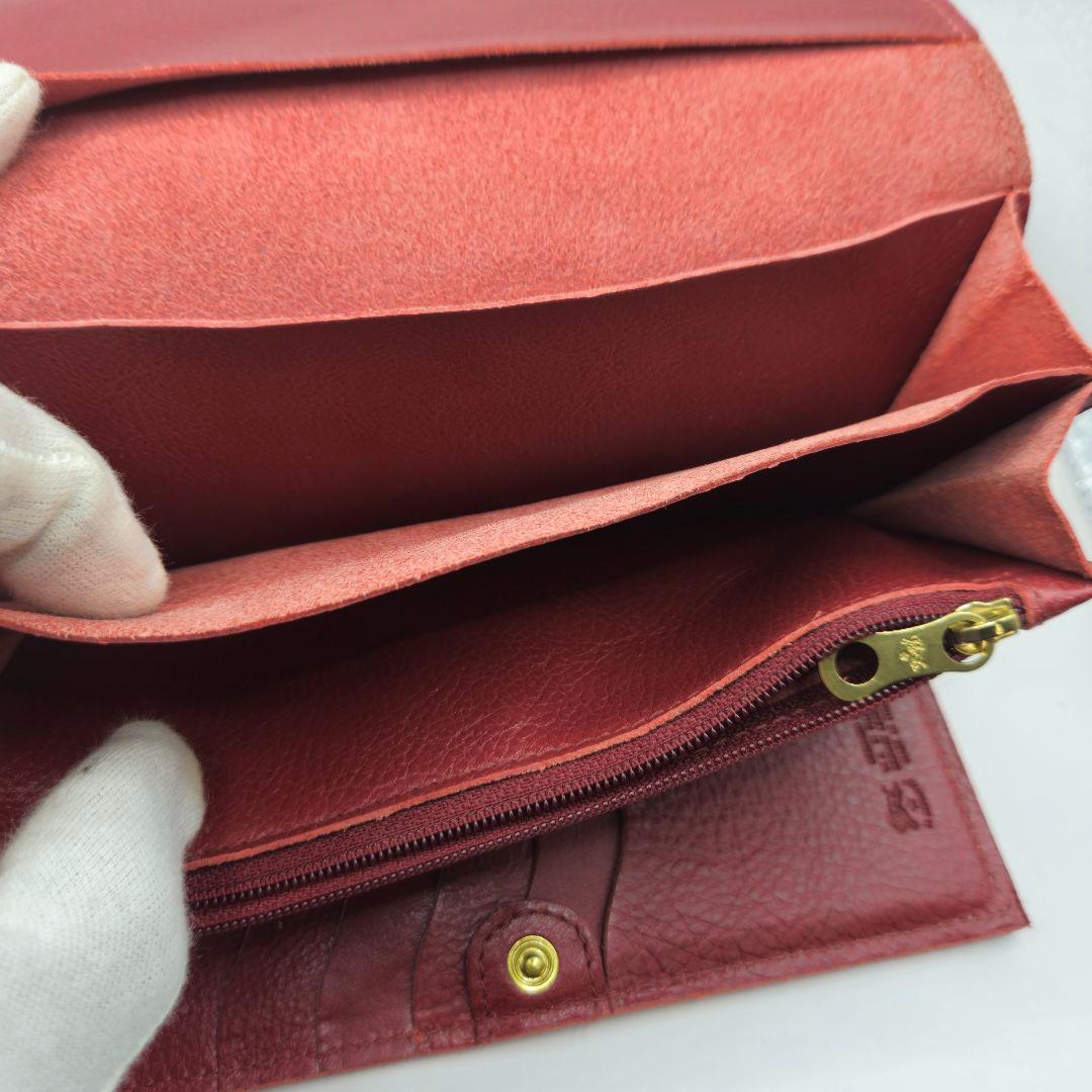 イルビゾンテ 長財布 SCW009 ROSSO 赤 レザー 新品未使用 正規品