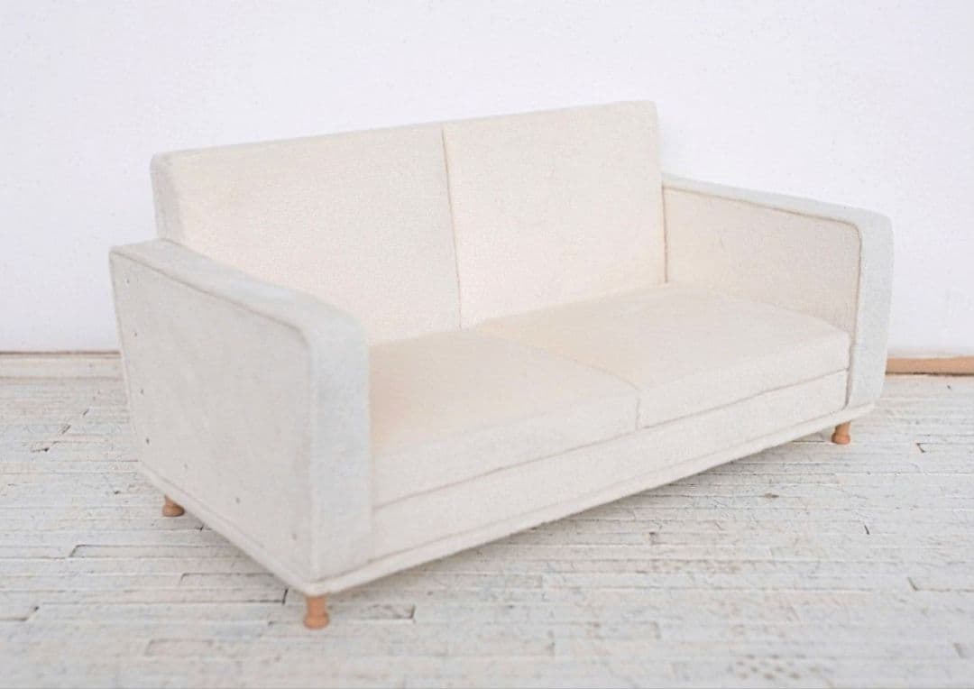 Purple 1/6アームソファ(スクエア)▪️ウィングチェア3人用