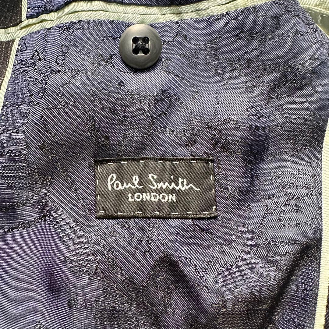 極美品 ポールスミス セットアップ 地図柄 総柄 総裏 M