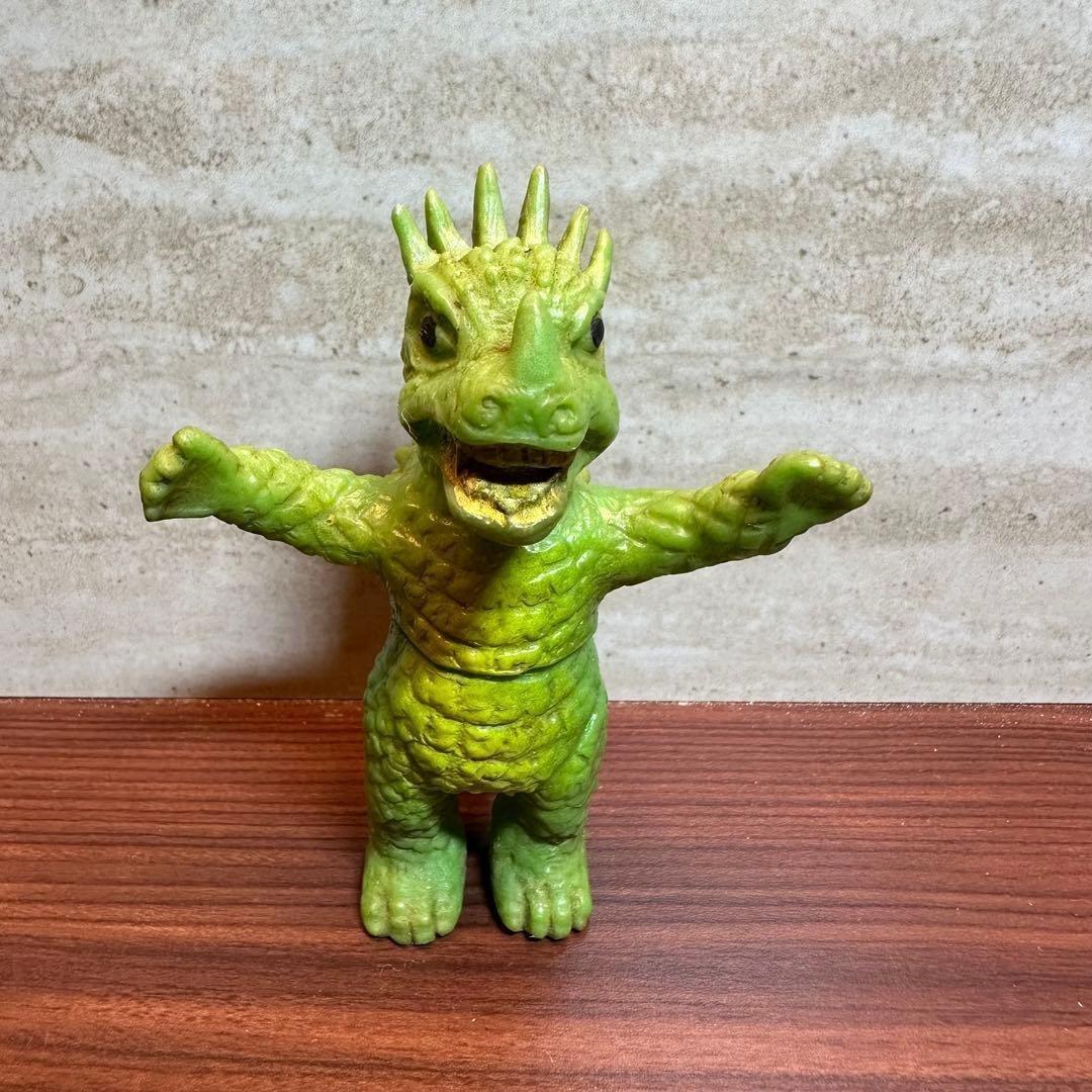 ブルマァク アンギラス ソフビ 当時物 珍色 4104