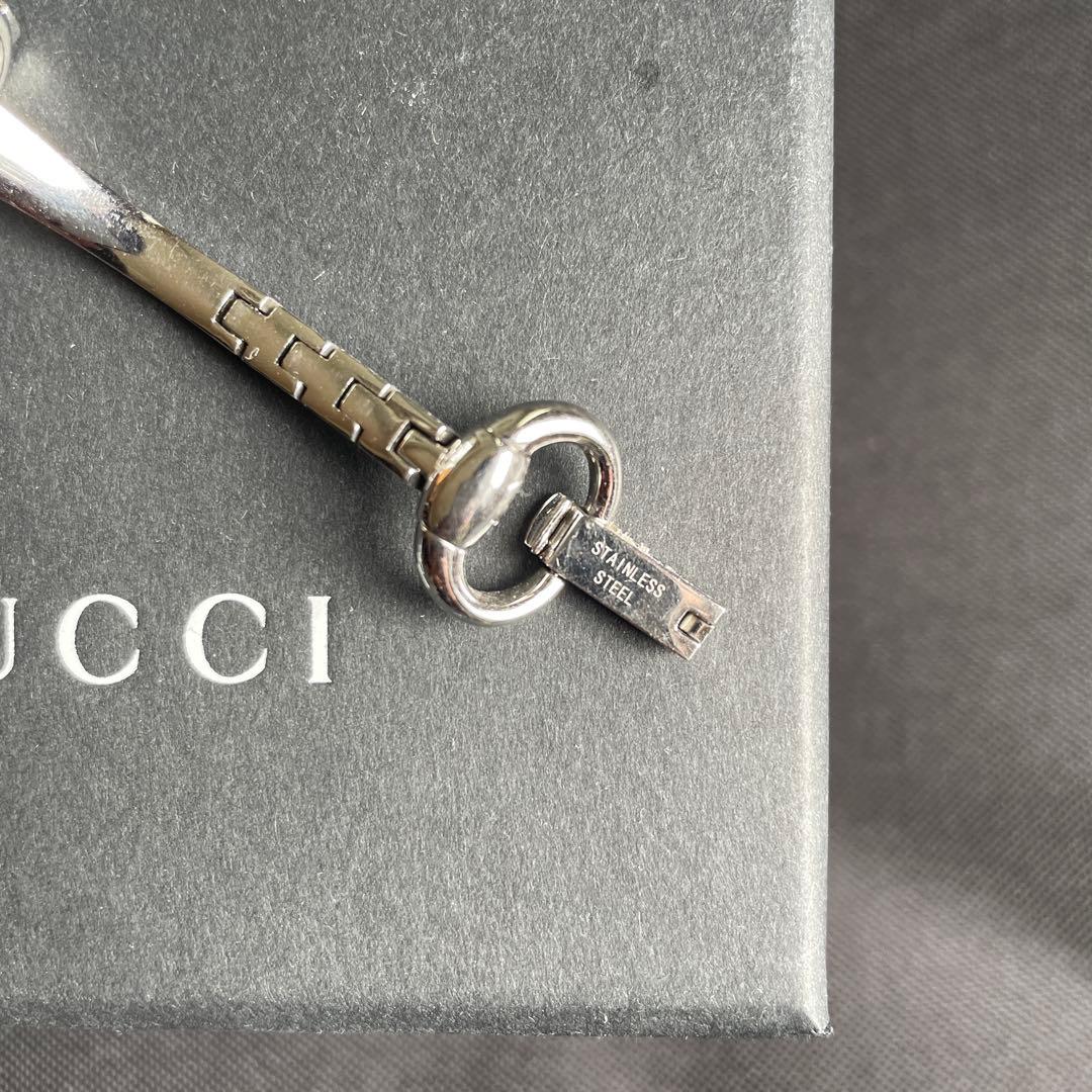 GUCCI ステンレススチール ピンクダイヤル 時計