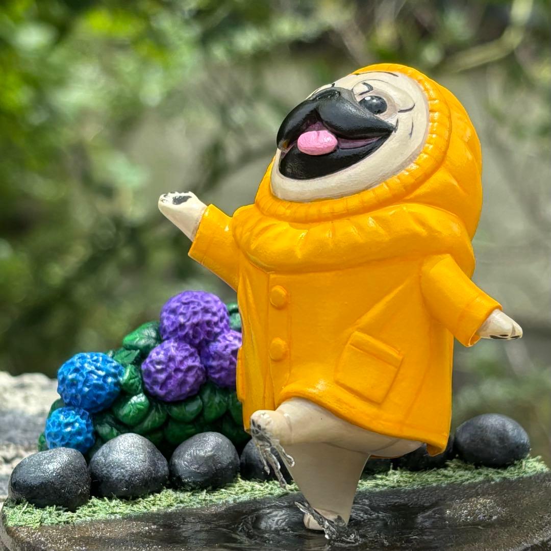 梅雨のおパグさん(完全1点もの)