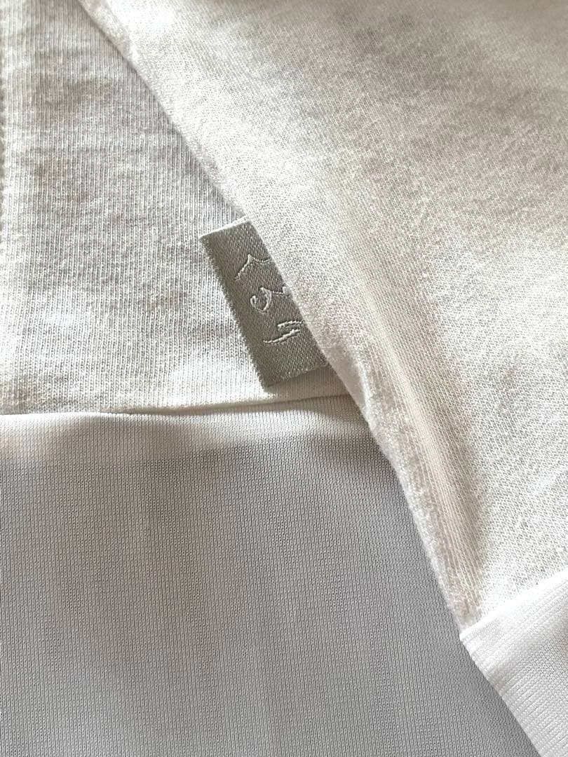 【くるり】前開きTシャツ襦袢ルグラン　ワンピースタイプ　ホワイト