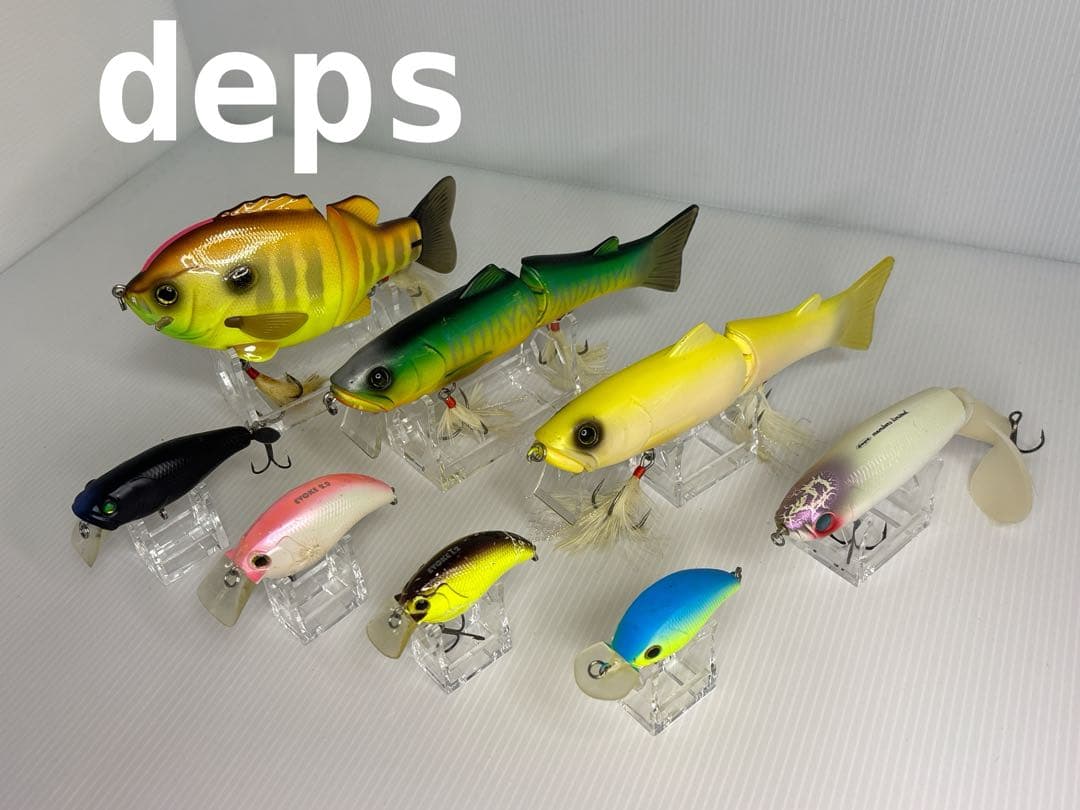 ブラックバス ビッグベイトなどハードルアー53点セット