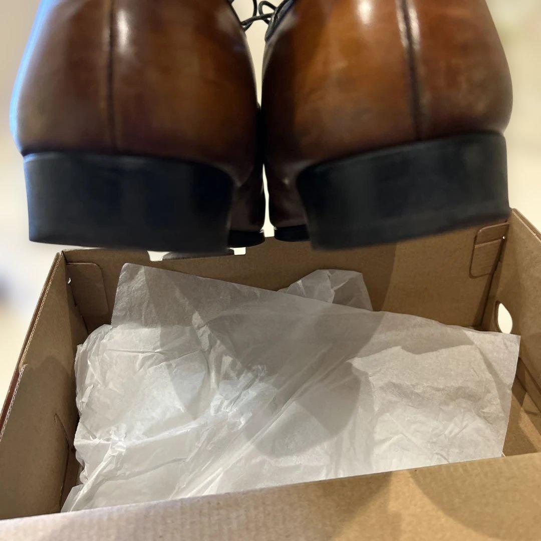 REGAL ストレートチップ レザーシューズ シューケース付き