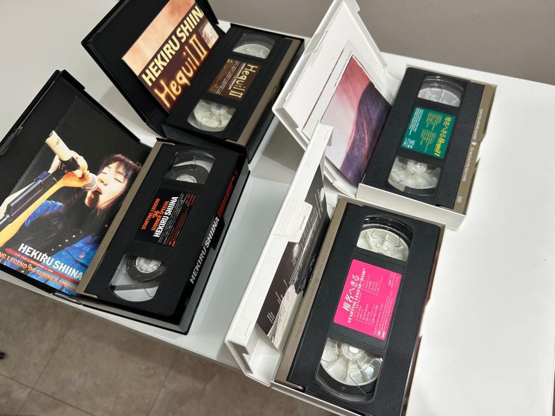 椎名へきる　トレーディングカード3BOX ビデオ4本　セット