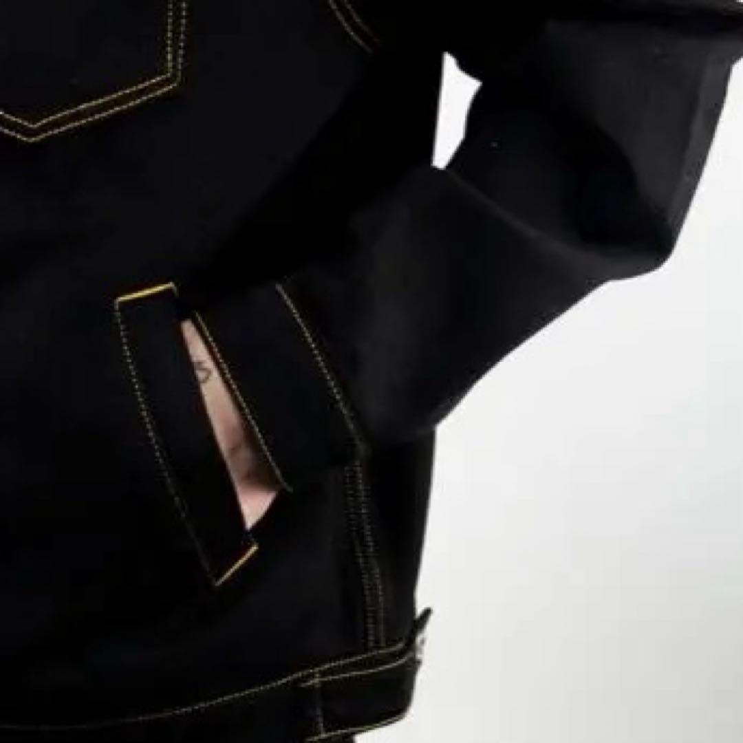 POLAR SKATE CO. ブラックデニムジャケット Lサイズ