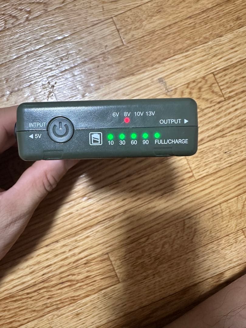 BURTLE 空調服用 充電式ファンセット　13v 約10回ほど使用しました。