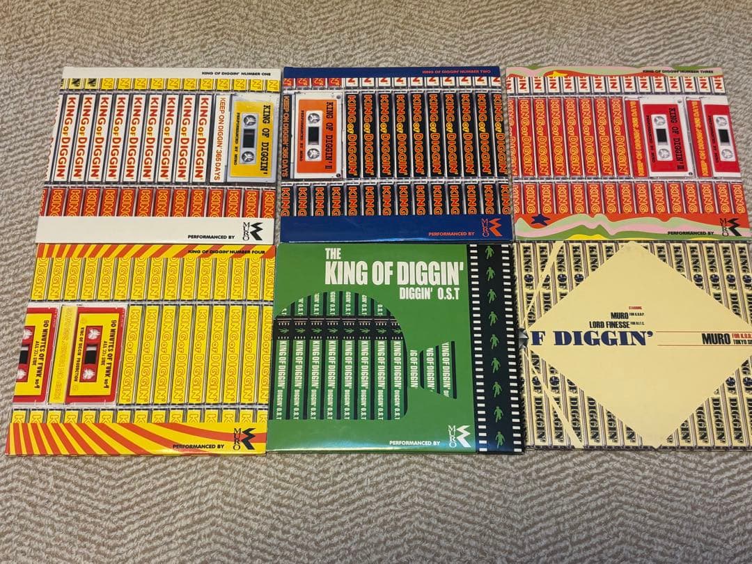 MURO◾️King Of Diggin'◾️6タイトル12枚セット◾️状態良好