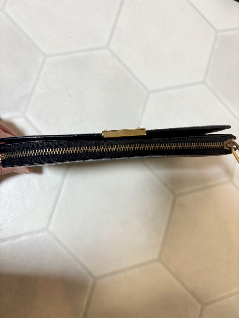 箱，保存袋付き！バーバリー 長財布 ブラック レザー BURBERRY