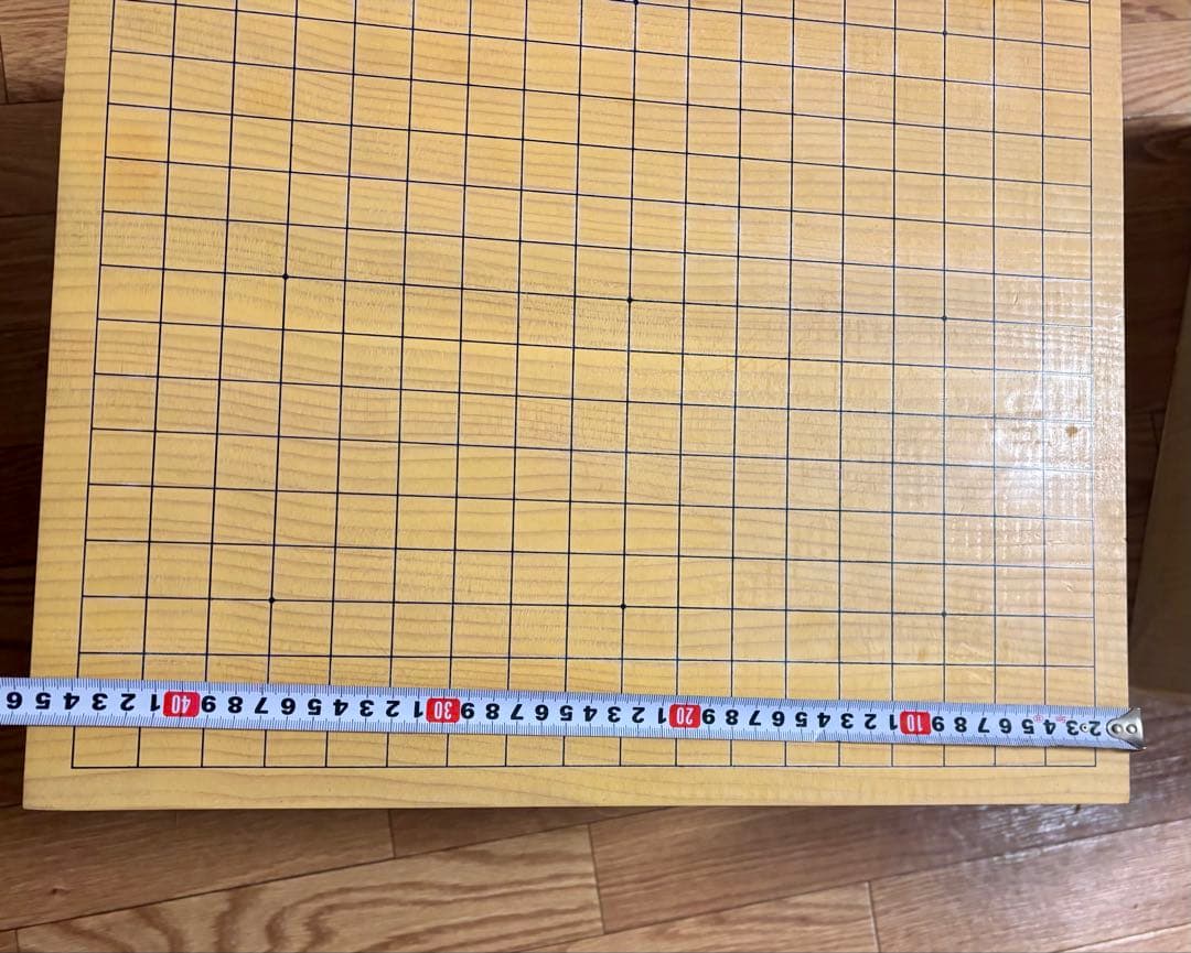 脚付 臍有り 高級碁盤 柾目 囲碁