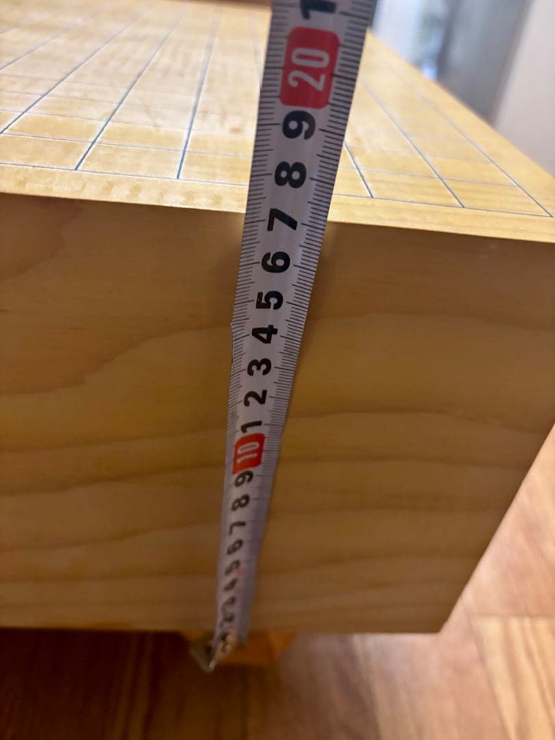 脚付 臍有り 高級碁盤 柾目 囲碁