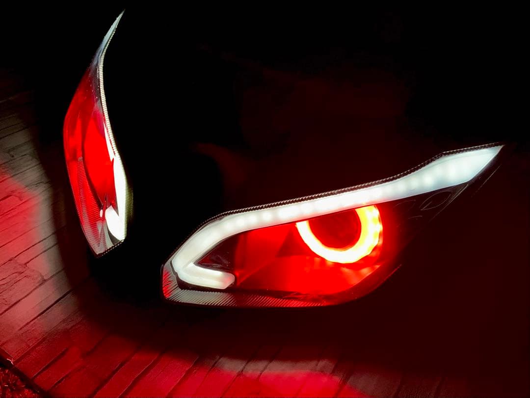 NINJA250 EX250L、ZX-6R カスタムヘッドライト ニンジャ250