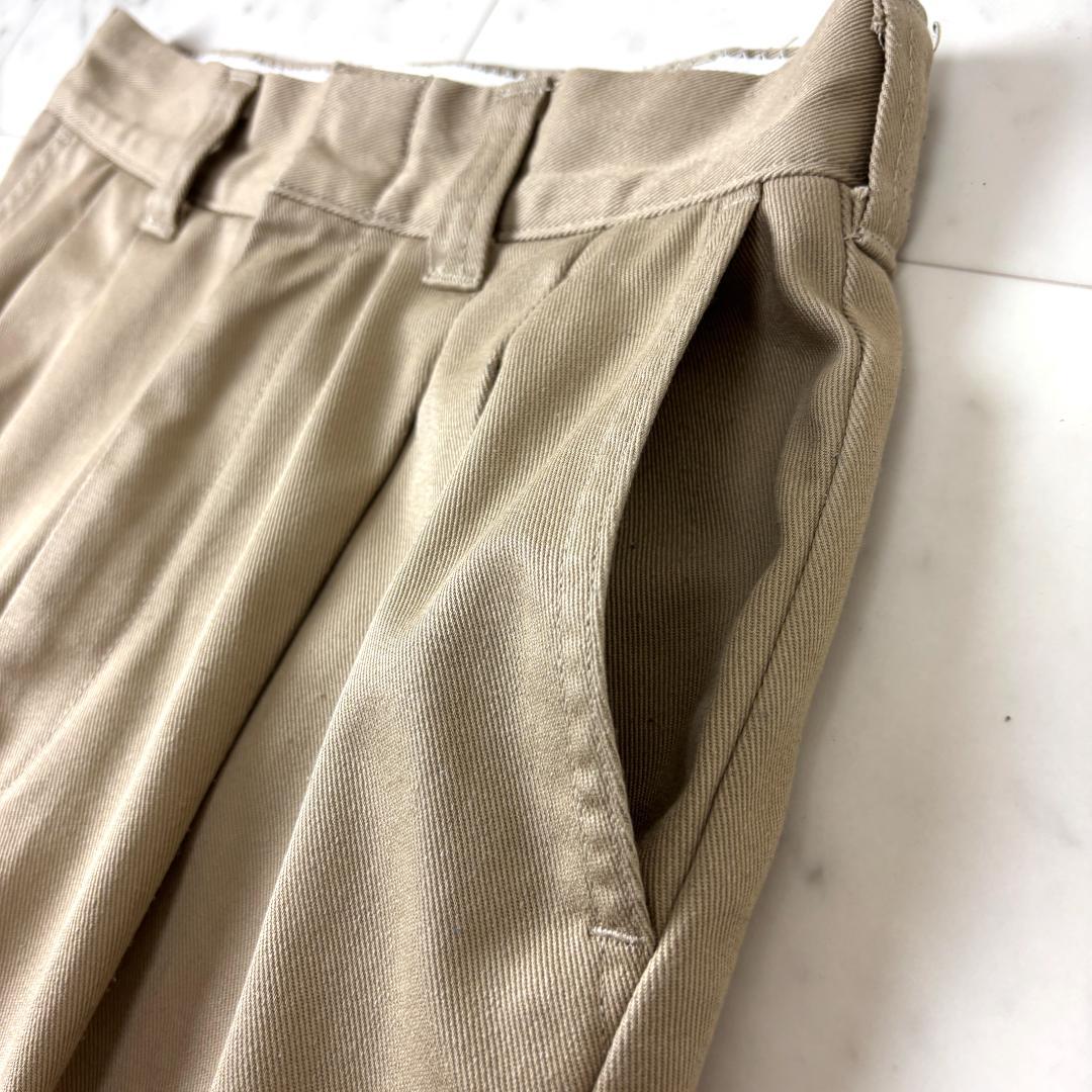 美品✨ ザ シンゾーン 36 TOMBOY PANTS ベージュ タック チノ