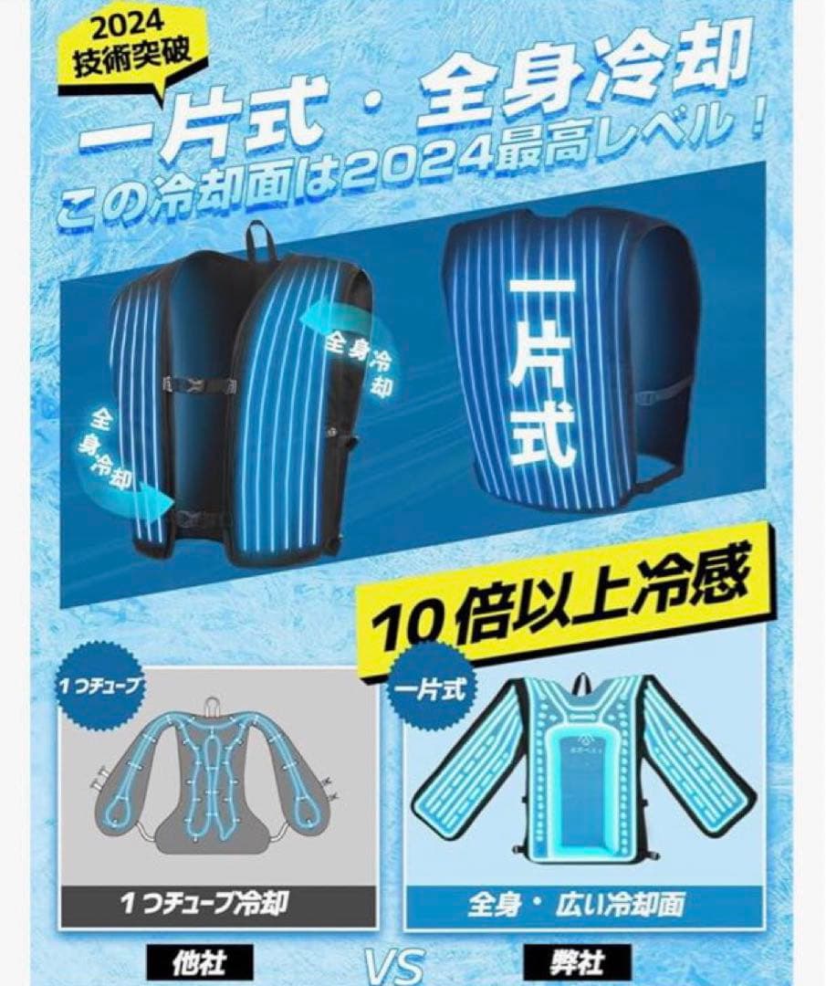 冷水ベスト　長時間　瞬間冷却　熱中症予防　2個セット割引あり