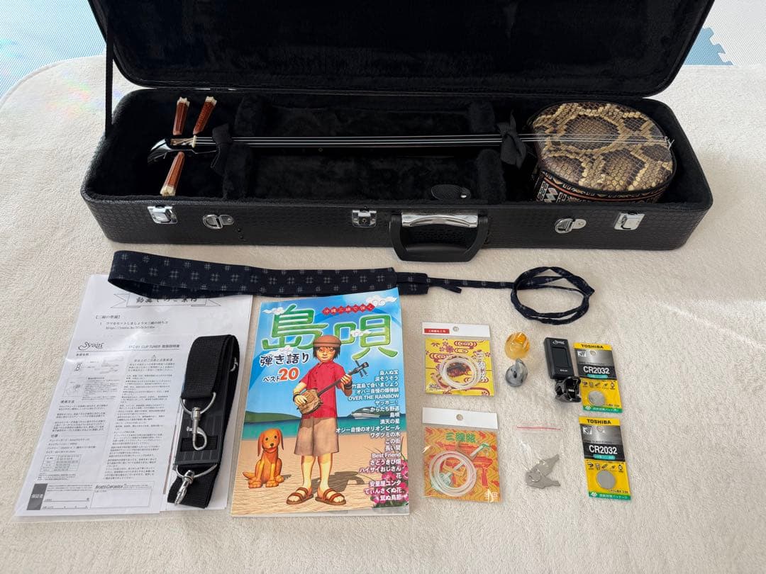 米須三線店 三線 沖縄三線 本蛇皮強化張り