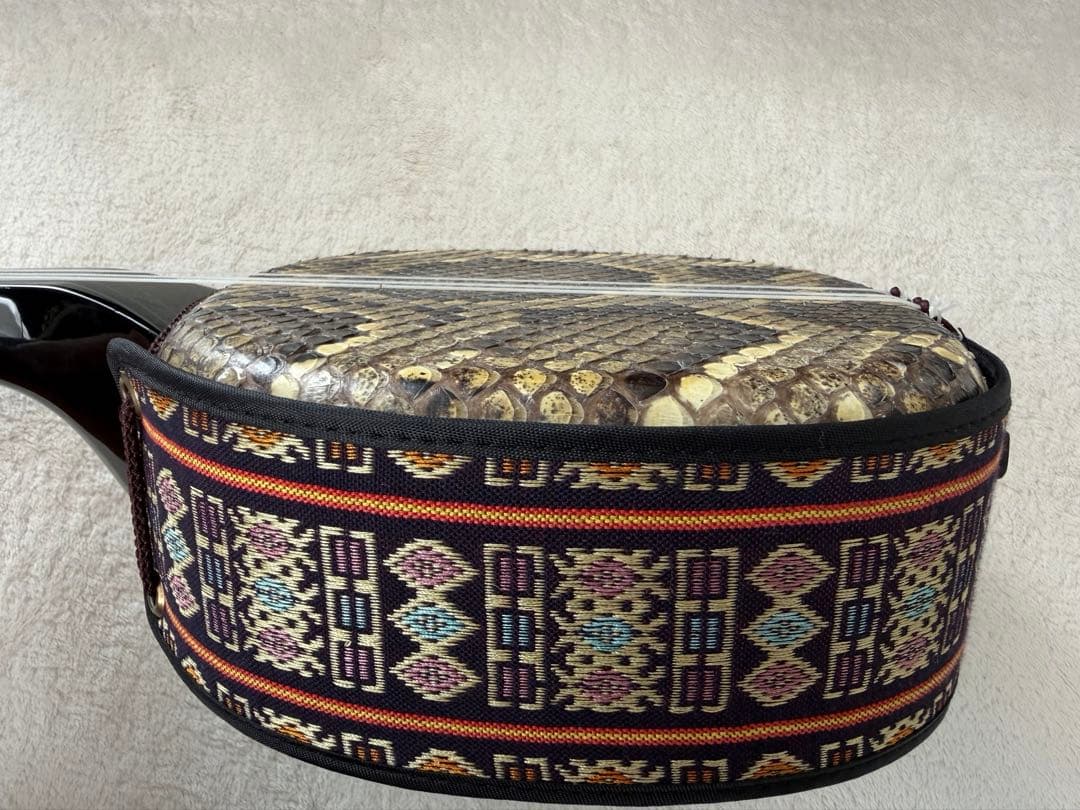 米須三線店 三線 沖縄三線 本蛇皮強化張り