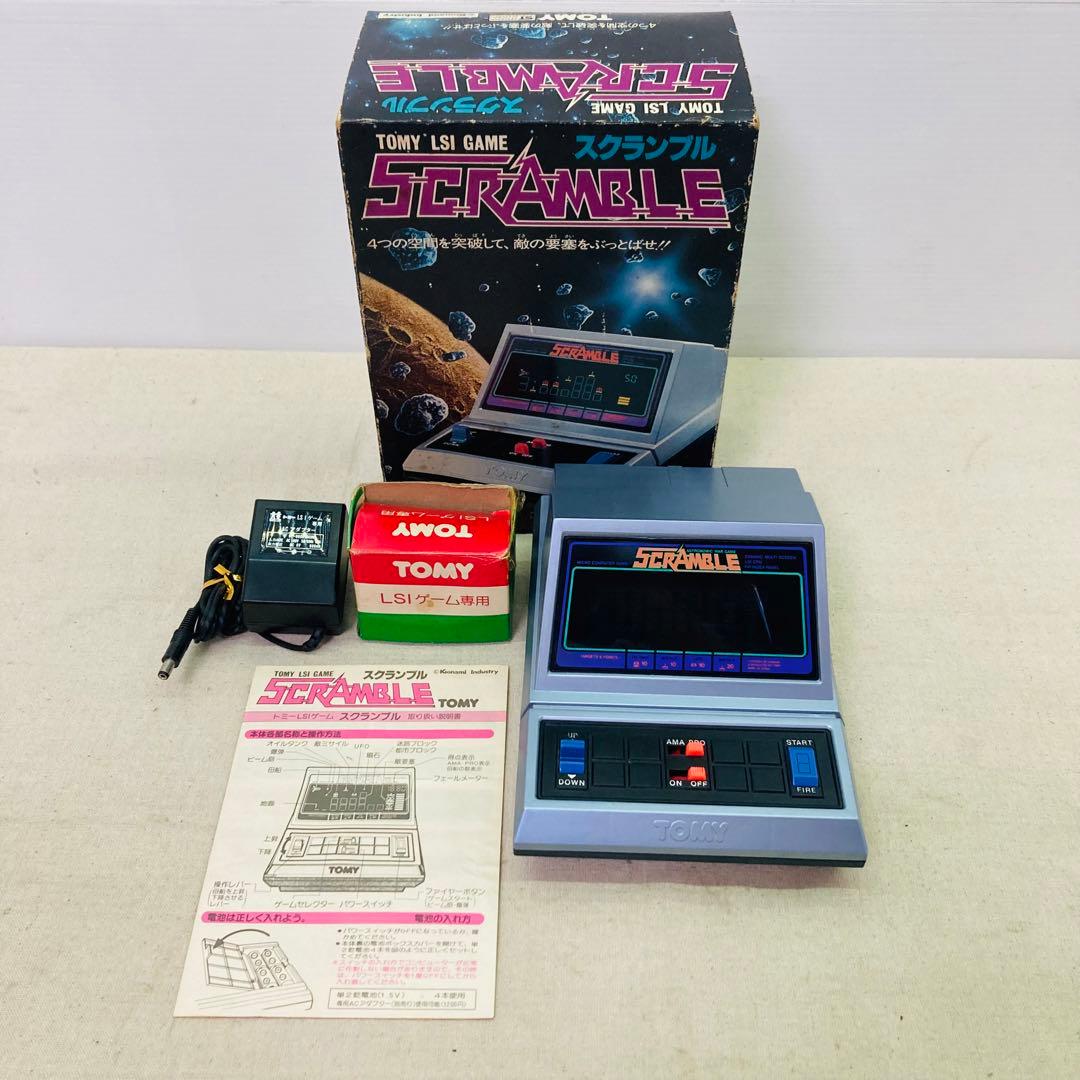 箱説有 TOMY LSI GAME SCRAMBLE スクランブル 動作確認済